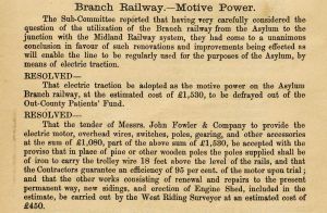 Branch railway june 1897 